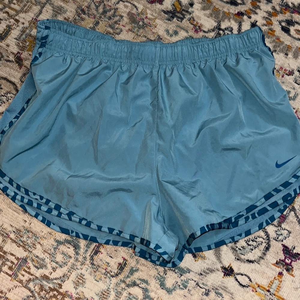 Blue Nike shorts